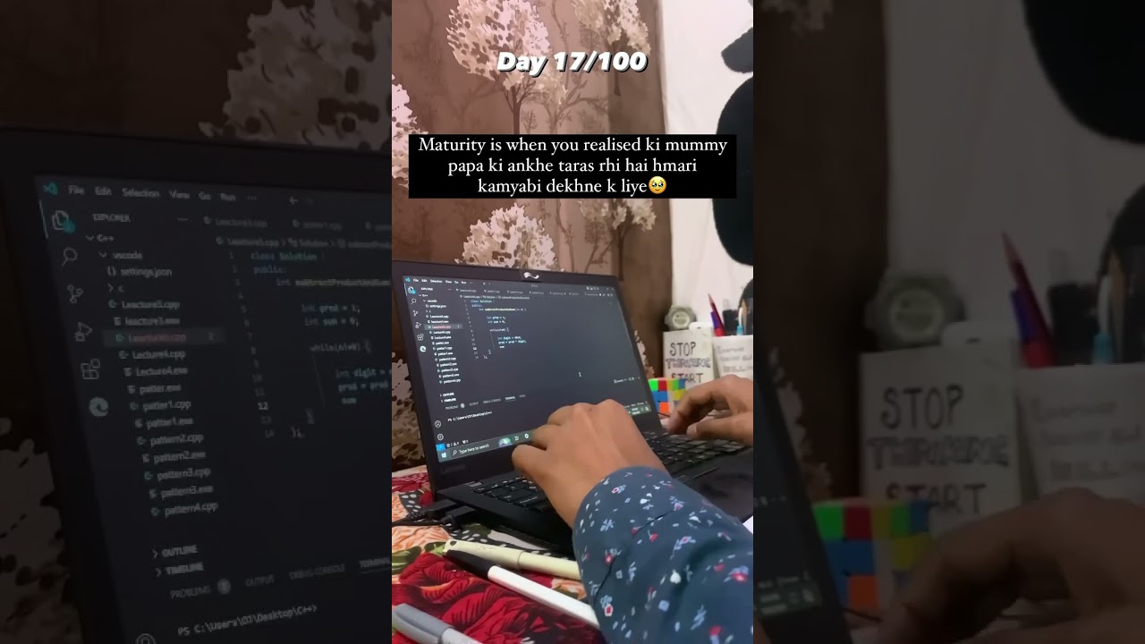 ✅Day 17 of learning C++ with DSA 🚀#100daysofcodechallenge #100daysofcode #coding #cpp #dsa