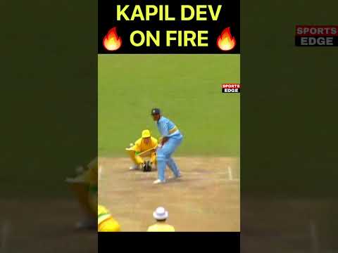 KAPIL DEV ON FIRE VS AUSTRALIA 🔥