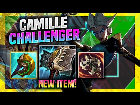 KOREAN CHALLENGER TRIES CAMILLE WITH NEW ITEM HULLBREAKER! - Challenger Plays Camille Top vs Fiora!
