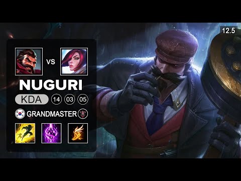 Nuguri Graves Top vs Fiora - KR Grandmaster - Season 12 Patch 12.5