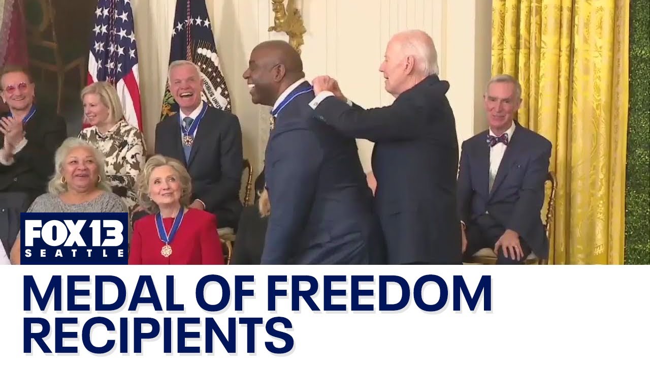 Magic Johnson, 18 others honored with Presidential Medal of Freedom | FOX 13 Seattle