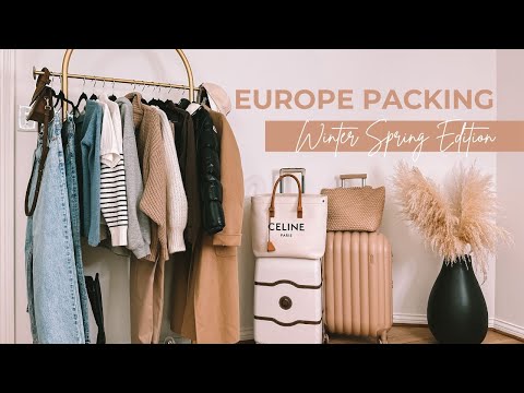 How to Pack Light for a Europe Winter Trip | Packing for Europe without sacrificing fashion!