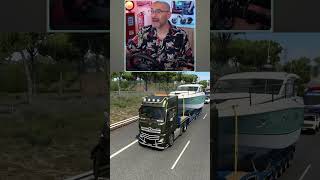 Touché coulé sur l'autoroute accident avec un camion, la police elle arrive #shorts