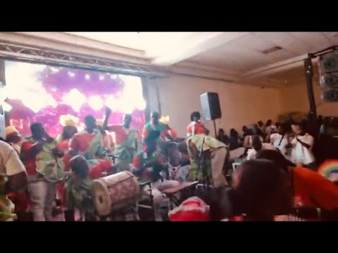 Sangrafu (met Chemelda Dielingen) live in NL (Rhône) #suriname #sangrafu #chemelda #winti #live #