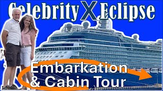 Celebrity Eclipse Embarkation Day | Ocean View Cabin Tour & Review (Cabin 3149) | Port of Boston