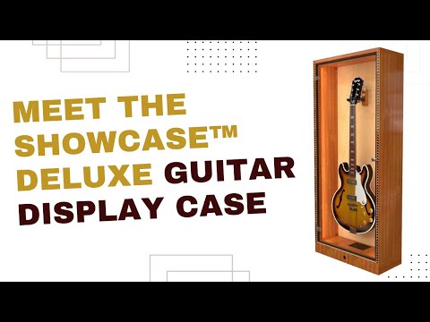 The ShowCase™ Deluxe Guitar Display Case w/Lock, Humidity Control System & LED Lighting | For Acoustics & Electrics image 9