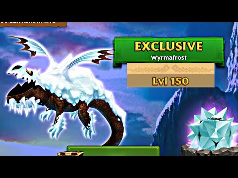 WYRMAFROST Max Level 150 Titan Mode - New Exclusive Groncicle - Dragons:Rise of Berk
