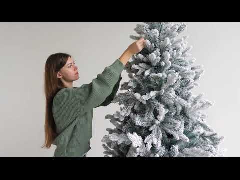 Как собрать заснеженную световую ель от GreenTrees (ГринТриз)