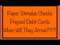Paper Stimulus Checks & Prepaid Debit Cards – When Will They Arrive?? Paper Stimulus Checks & Prepaid Debit Cards – When Will They Arrive??