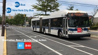 MTA NYCT | Manhattan Beach Busfanning Action (B1, B49)