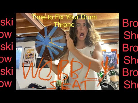 Wobbly Drum Seat? This is how to Fix it!!!!!