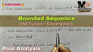 Bounded Sequence {Real Analysis} | Hindi