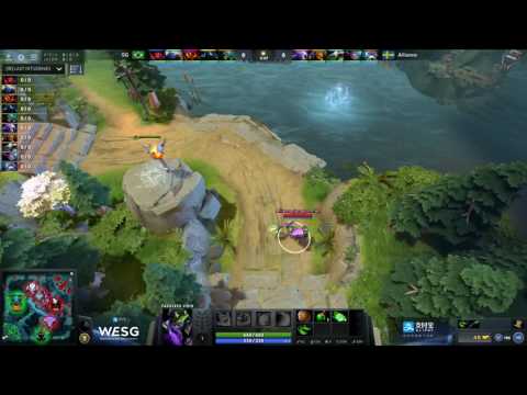 WESG 2016 Grand Final DOTA2 Day3 Alliance VS SG e-sports #1(en)