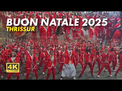 തൃശ്ശൂർ റൗണ്ടിലെ ബോൺ നത്താലെ പൂരം | BUON NATALE 2025 THRISSUR | CHRISTMAS | Buon Natale @aaavesham