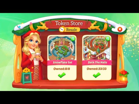 Matchington Mansion | Buying 'Snowflake' furniture set from token store 🛍️