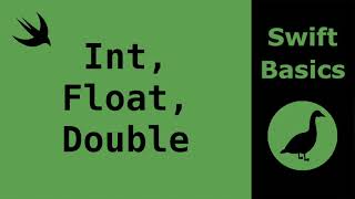 Swift Tutorial: Int, Float, Double