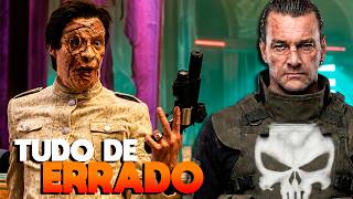 JUSTICEIRO EM ZONA DE GUERRA tem ERROS BIZARROS até de DUBLAGEM (tudo de errado)