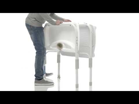 Cadita de baie cu suport, Jane, Flip Cu 2 pozitii anatomice