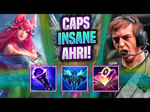 CAPS IS INSANE AS AHRI IN DUO WITH REKKLES! - G2 Caps Plays Ahri Mid vs Twisted Fate! | Season 2022