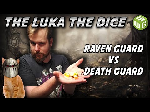 Raven Guard vs Death Guard Horus Heresy Battle Report - Just the Luka the Dice ep 1