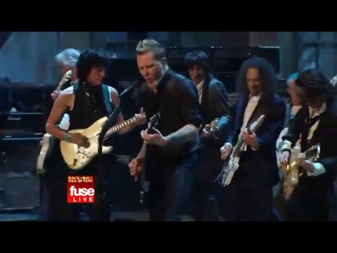 JEFF BECK, JIMMY PAGE, RON WOOD, JOE PERRY & METALLICA - Train Kept A Rollin'