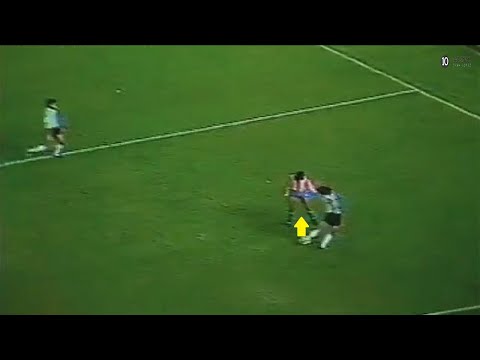 Asi Jugo Maradona vs Paraguay por Eliminatorias de Mexico 1986
