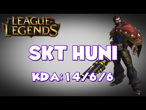 SKT Huni as Graves vs Elise - Jungle (KR Replay) League Of Legends