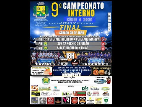 PRE JOGO FINAL SERIE A ROCHEDO DE MINAS