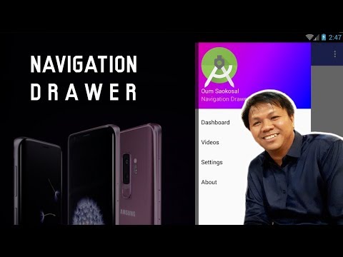 How To Create Navigation Drawer in Android Studio (ConstraintLayout)