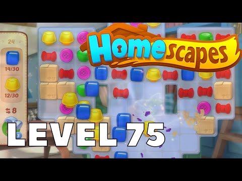 Homescapes Walkthrough | Complete Level 75