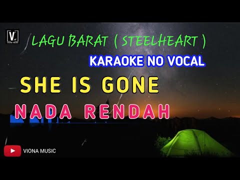 She's gone steelheart karaoke lirik - Nada rendah