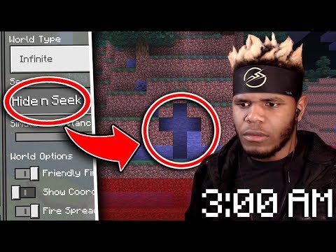 He went on the cursed minecraft seed and this happened... *Hide n Seek Challenge*