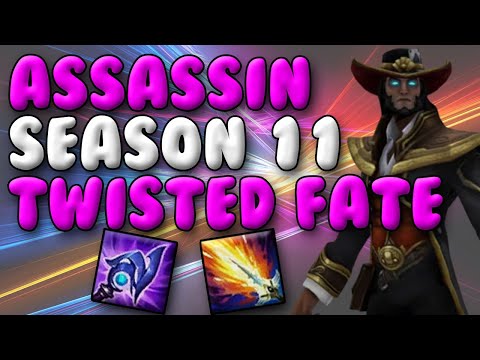 ASSASSIN TWISTED FATE SEASON 11 IS OP - League Of Legends