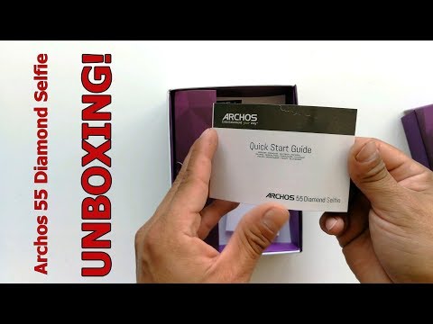 Archos 55 Diamond Selfie Unboxing and First Look