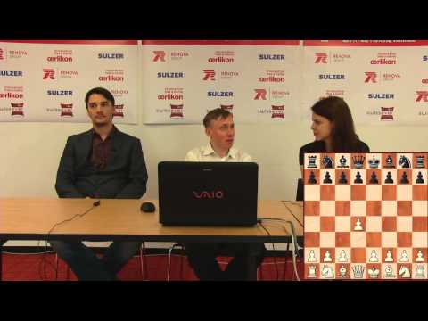 Press Conference Round 11: Ponomariov Ruslan (UKR) - Morozevich Alexander (RUS)