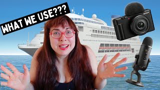 Our YouTube Filming Setup for Cruise Travel Content (Everything We Use to Film and Edit!)