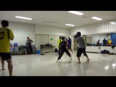 キックボクシング練習 2012.10.18 NO.1