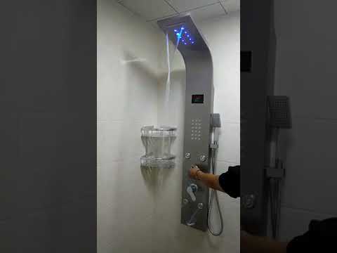 LED shower panel