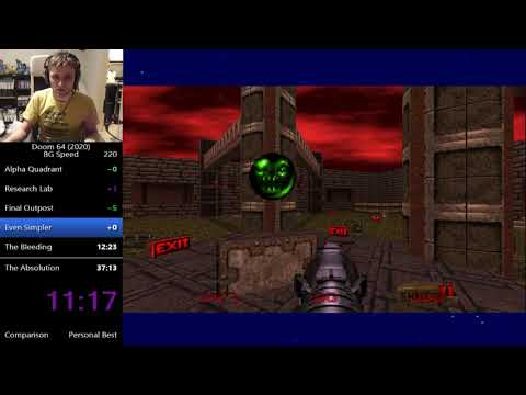 Doom 64 Be Gentle! Speedrun in 36:41