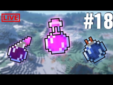 BECOMING OVERPOWERED BY MAKING POTIONS | MINECRAFT GAMEPLAY #18