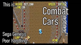 This is Combat Cars for the Sega Genesis