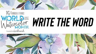 Overwhelmed by World Watercolor Month? Day 4