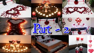 Romantic Room Decorations For Valentines day| 6 surprise bedroom decorating ideas| Room decor| part2