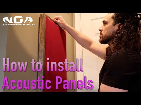 Custom Framed Acoustic Panels (SET OF 4) 4ft x 2ft x 3.5in image 11