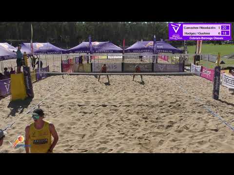 ABVT Cobram: Men's Elite Semi Final - Carracher / Nicolaidis v Hodges / Guehrer