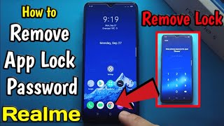 How to Remove App Lock Password in Realme 5