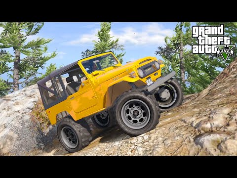 OFFROAD DI GUNUNG TERTINGGI JEEP SUPER OFFROAD TERGELINCIR - GTA V MOD INDONESIA EPISODE SPESIAL