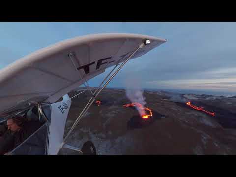 Iceland  6 april 2021- Volcano Fagradalsfjall Halldor Kolbeins