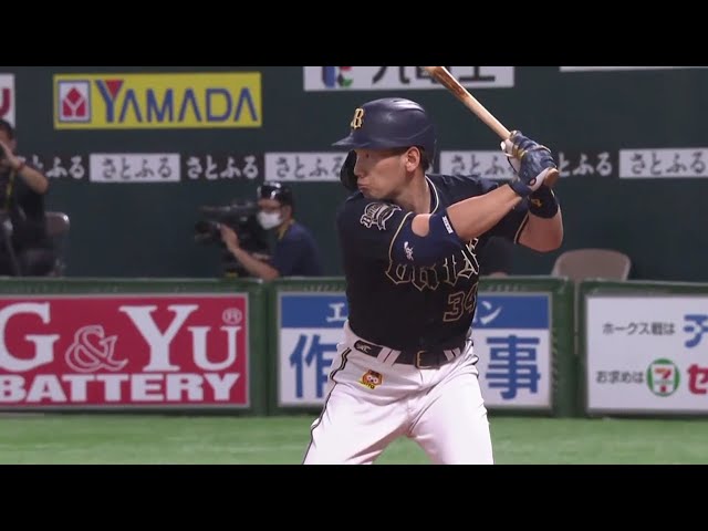 【1回表】バファローズ・吉田正 タイムリー2ベースヒットで先制に成功!! 2020/8/26 H-B