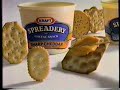 1990 Kraft Spreadery Cracker Spread TV Commercial